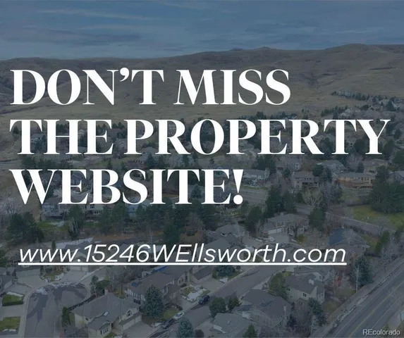$1,200,000 | 15246 West Ellsworth Place, Golden, CO 80401