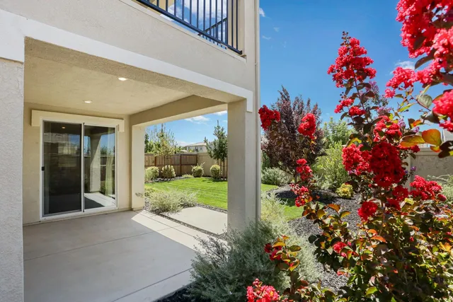 a flower garden and a flower garden