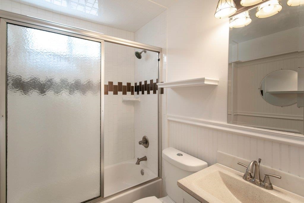 95 Keith Street St. Augustine, FL 32084 - Photo 36 of 49 a bathroom with a shower and a sink