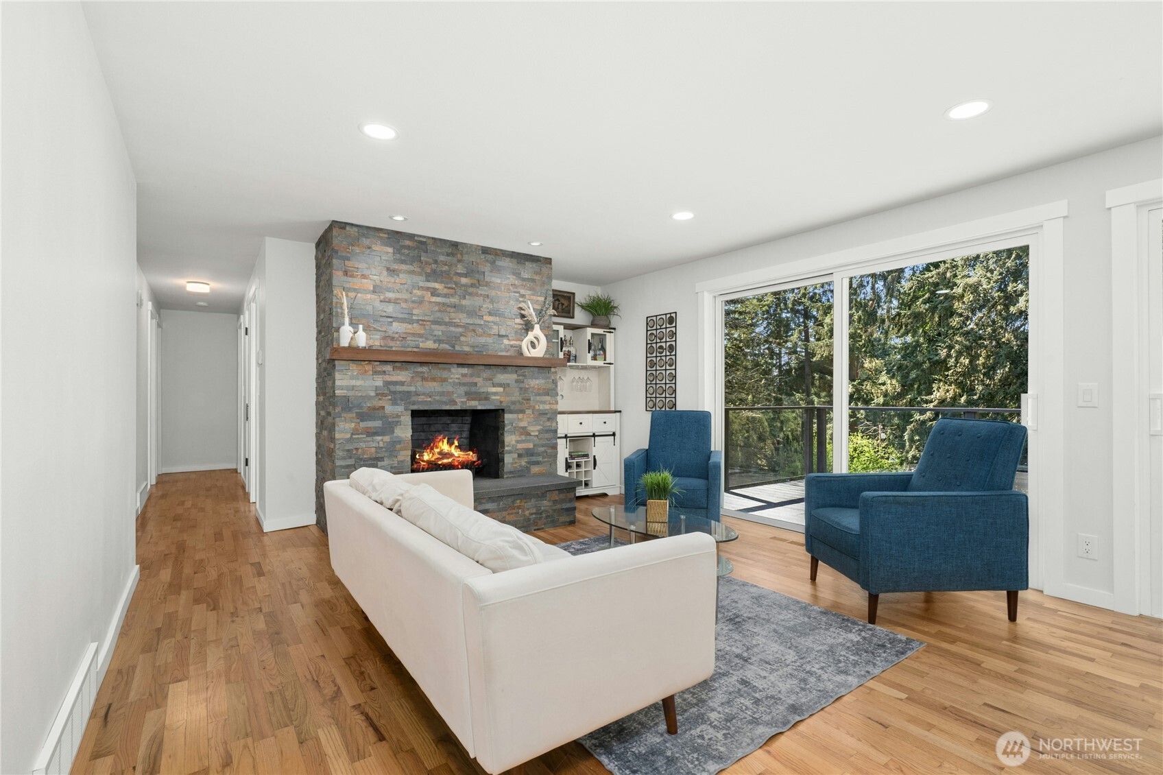 24022 4th Place West Bothell, WA 98021 - Photo 14 of 36 a living room with furniture and a fireplace