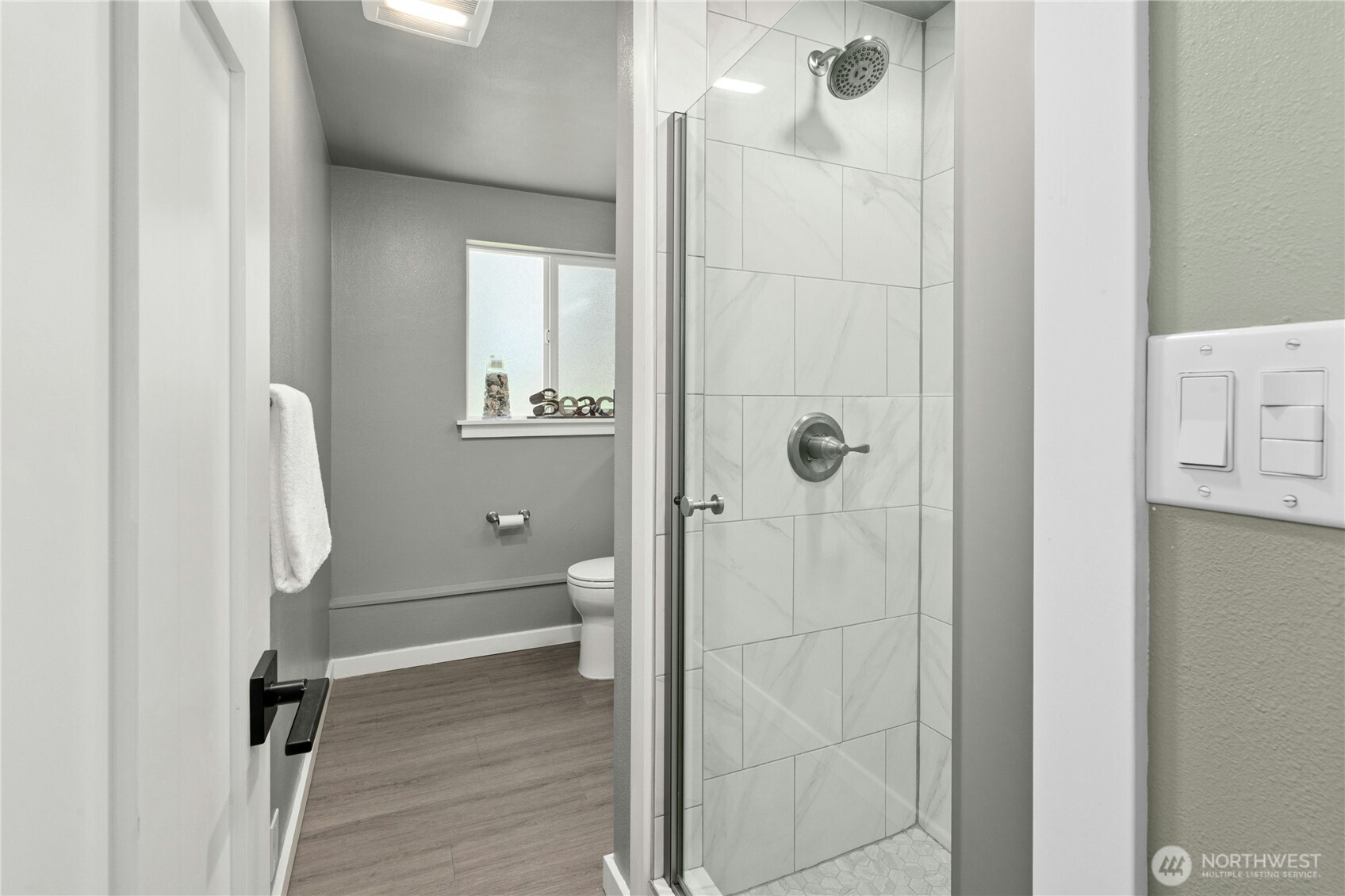 24022 4th Place West Bothell, WA 98021 - Photo 23 of 36 a bathroom with a granite countertop shower