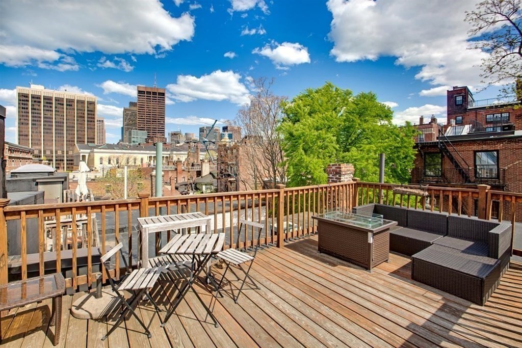 60 Myrtle Street, Unit 1 Boston, MA 02114 - Photo 14 of 14 a view of a balcony with chairs