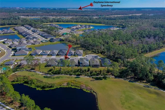 a view of a lake with a mountain in the background