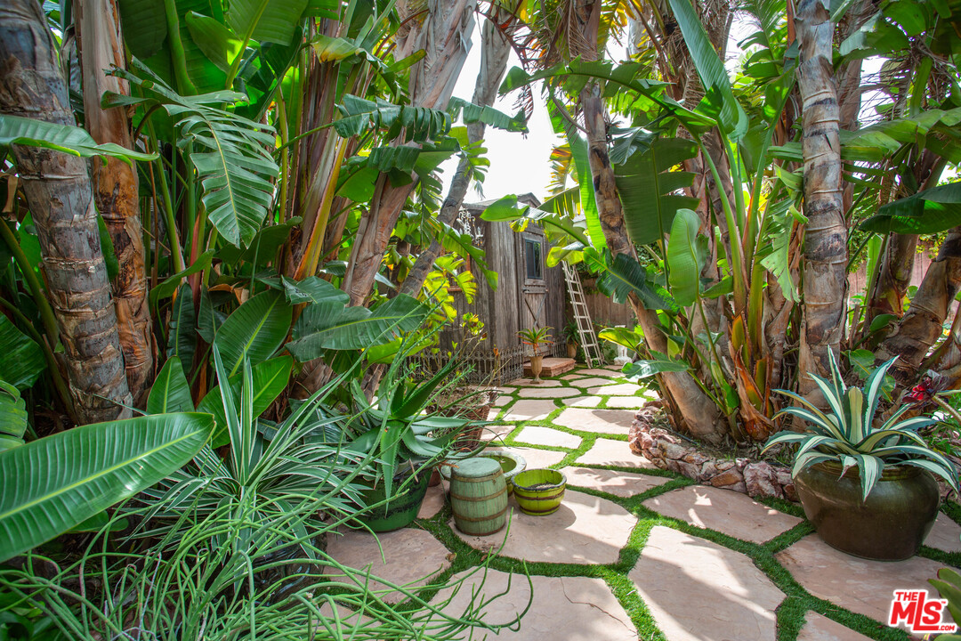 232 Paradise Cove Road Malibu, CA 90265 - Photo 27 of 38 a view of a garden with sitting area