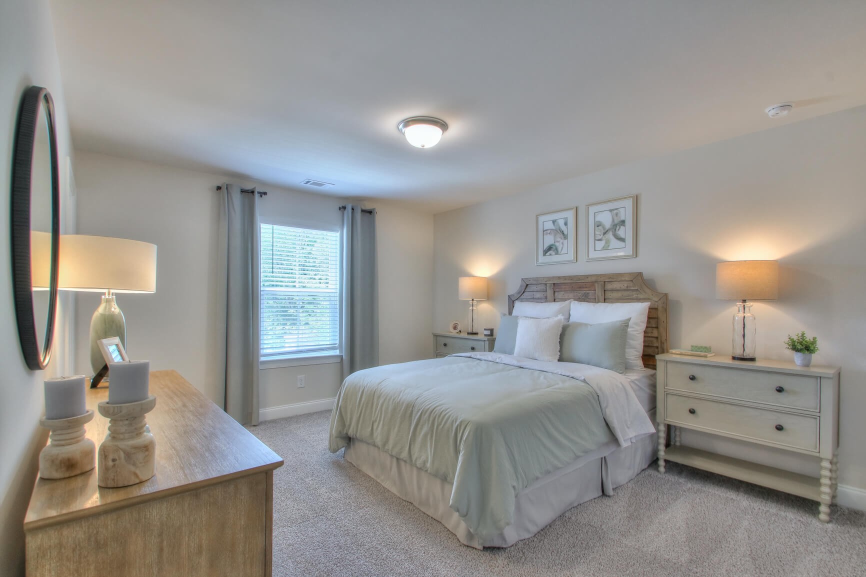 3528 Mathewson Way Murfreesboro, TN 37128 - Photo 7 of 22 a bedroom with a bed large window and lamp