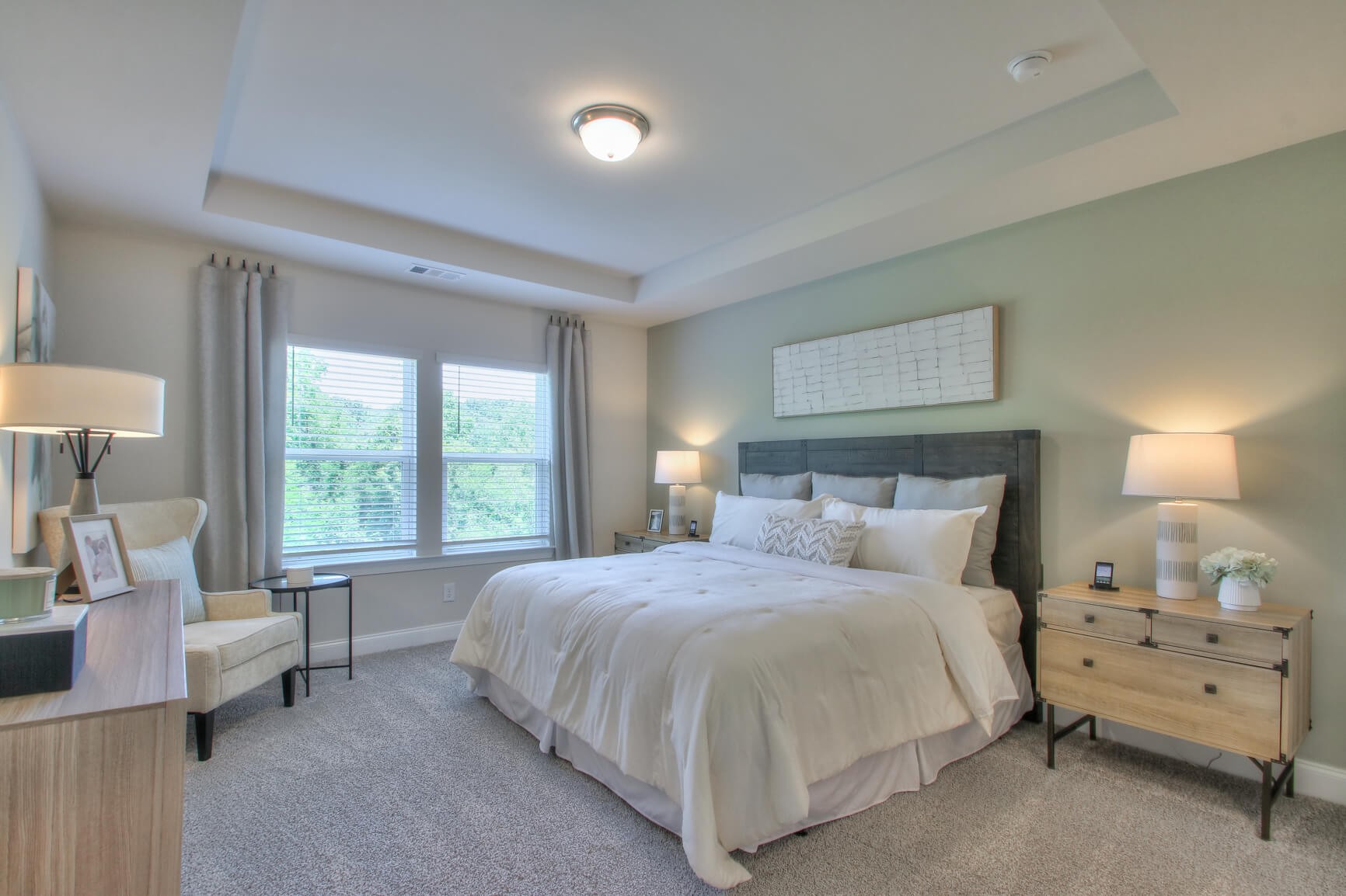 3528 Mathewson Way Murfreesboro, TN 37128 - Photo 9 of 22 a bedroom with a bed and a night stand