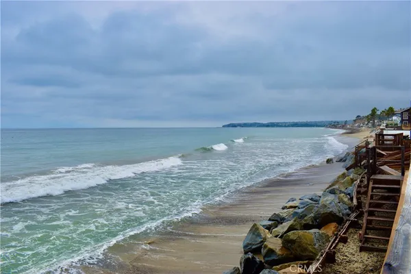 a view of ocean view with beach