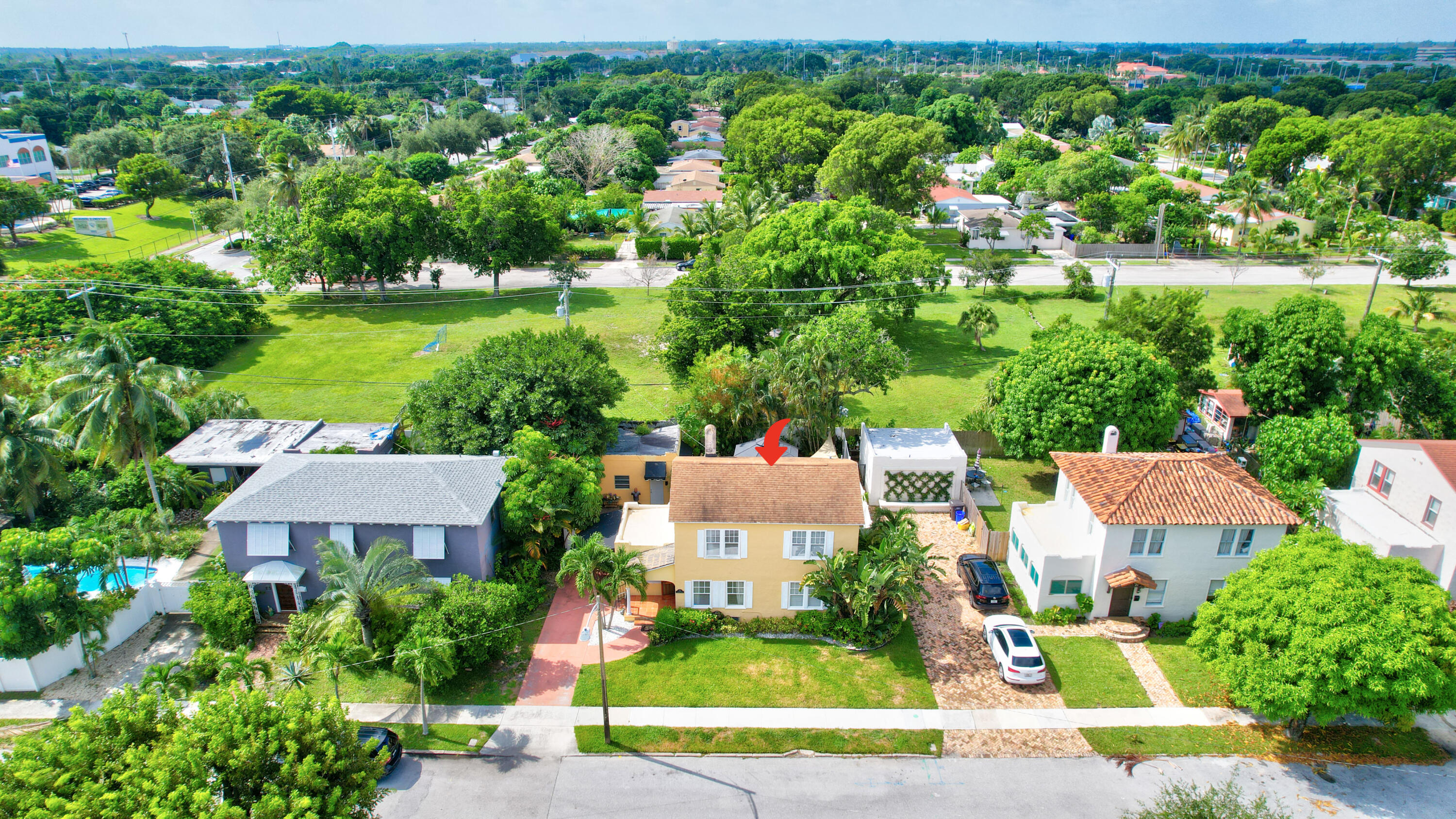914 Andrews Road West Palm Beach, FL 33405 - Photo 4 of 54 Aerial from north