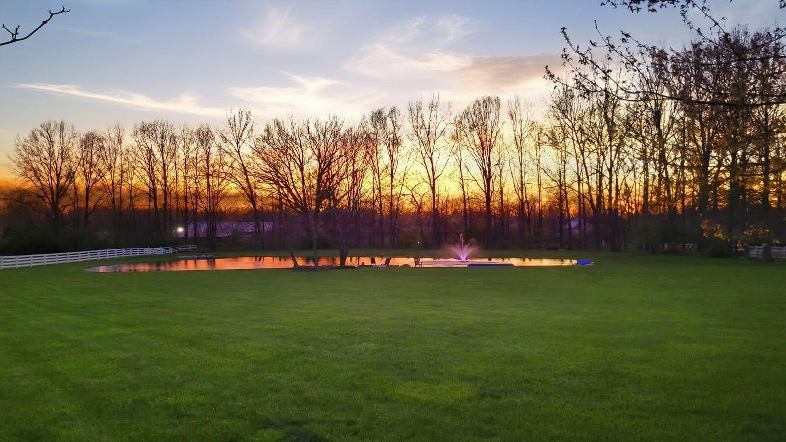1835 Dixon Road Southwest Blacklick, OH 43004 - Photo 107 of 113 Sunset over the pond