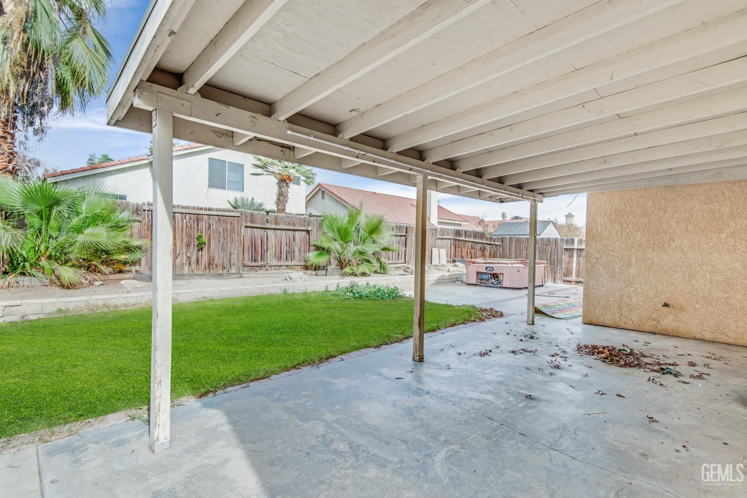 Undisclosed Address Bakersfield, CA 93313 - Photo 24 of 34 a view of a porch with a backyard