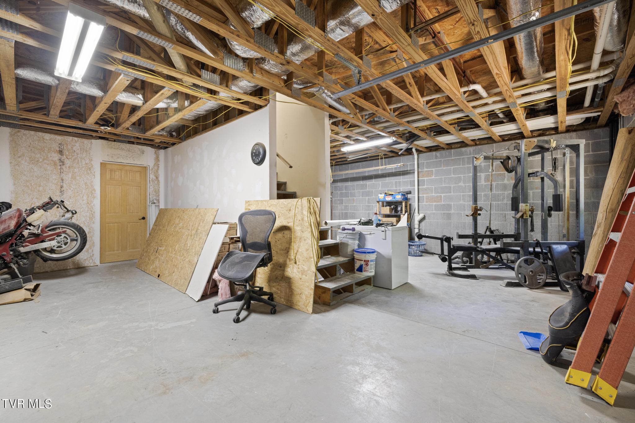 221 Judge Ben Allen Road Elizabethton, TN 37643 - Photo 31 of 44 Unfinished basement