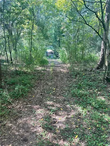 a view of outdoor space and trees