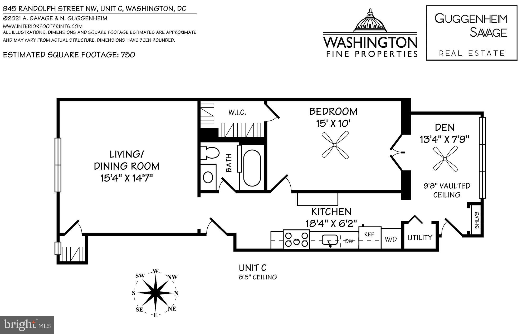 945 Randolph Street Northwest, Unit C Washington, DC 20011 - Photo 10 of 10 Floor Plan
