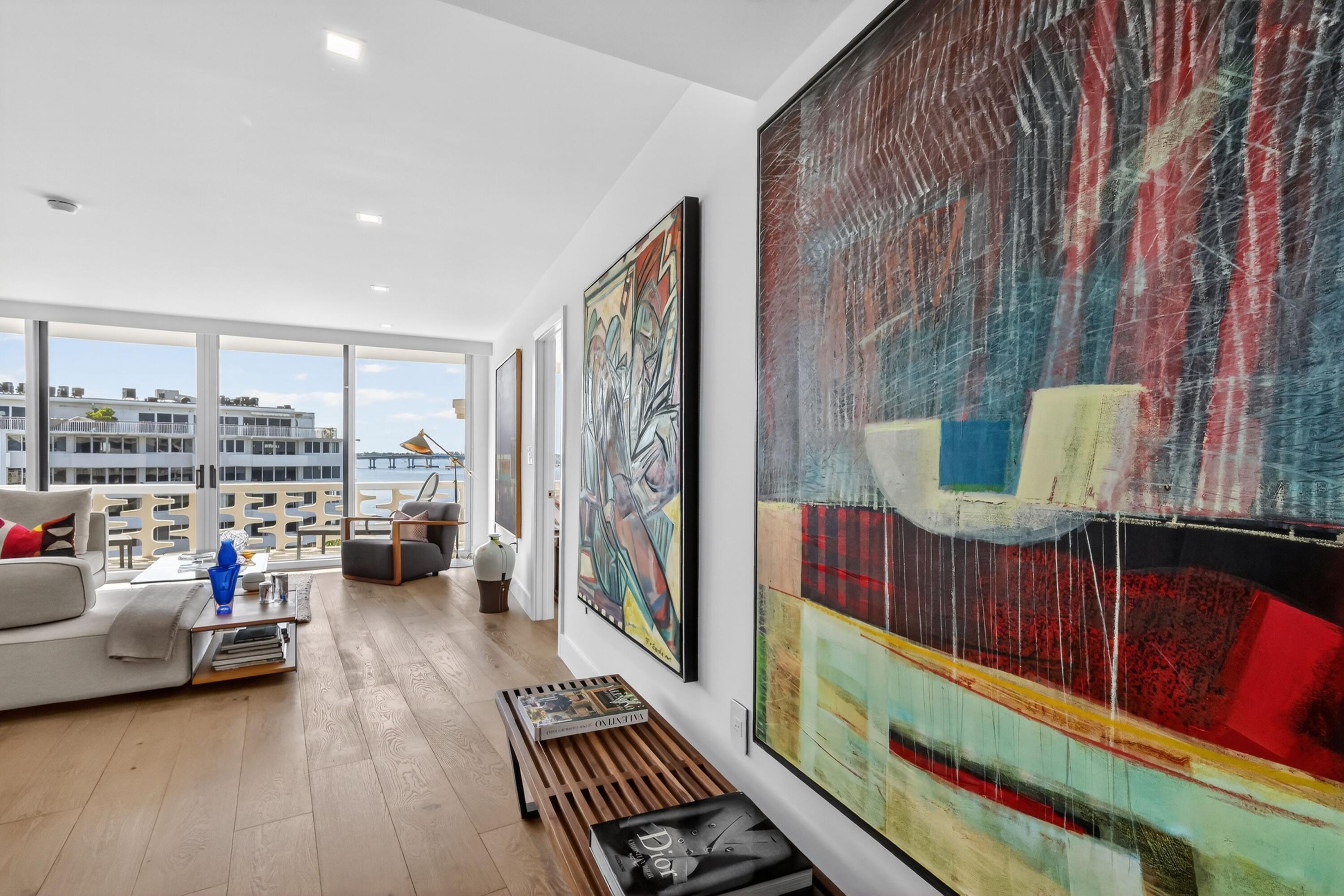 2760 South Ocean Boulevard, Unit 508 Palm Beach, FL 33480 - Photo 11 of 26 a view of a living room and a balcony