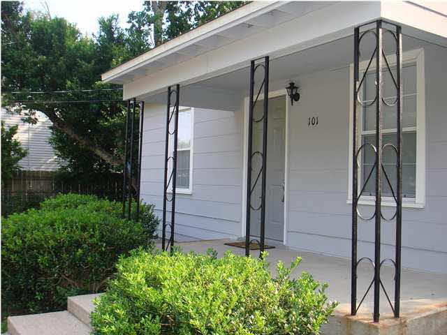 101 Ruberia Avenue Pensacola, FL 32507 - Photo 9 of 12 Front porch with wrought iron trim.