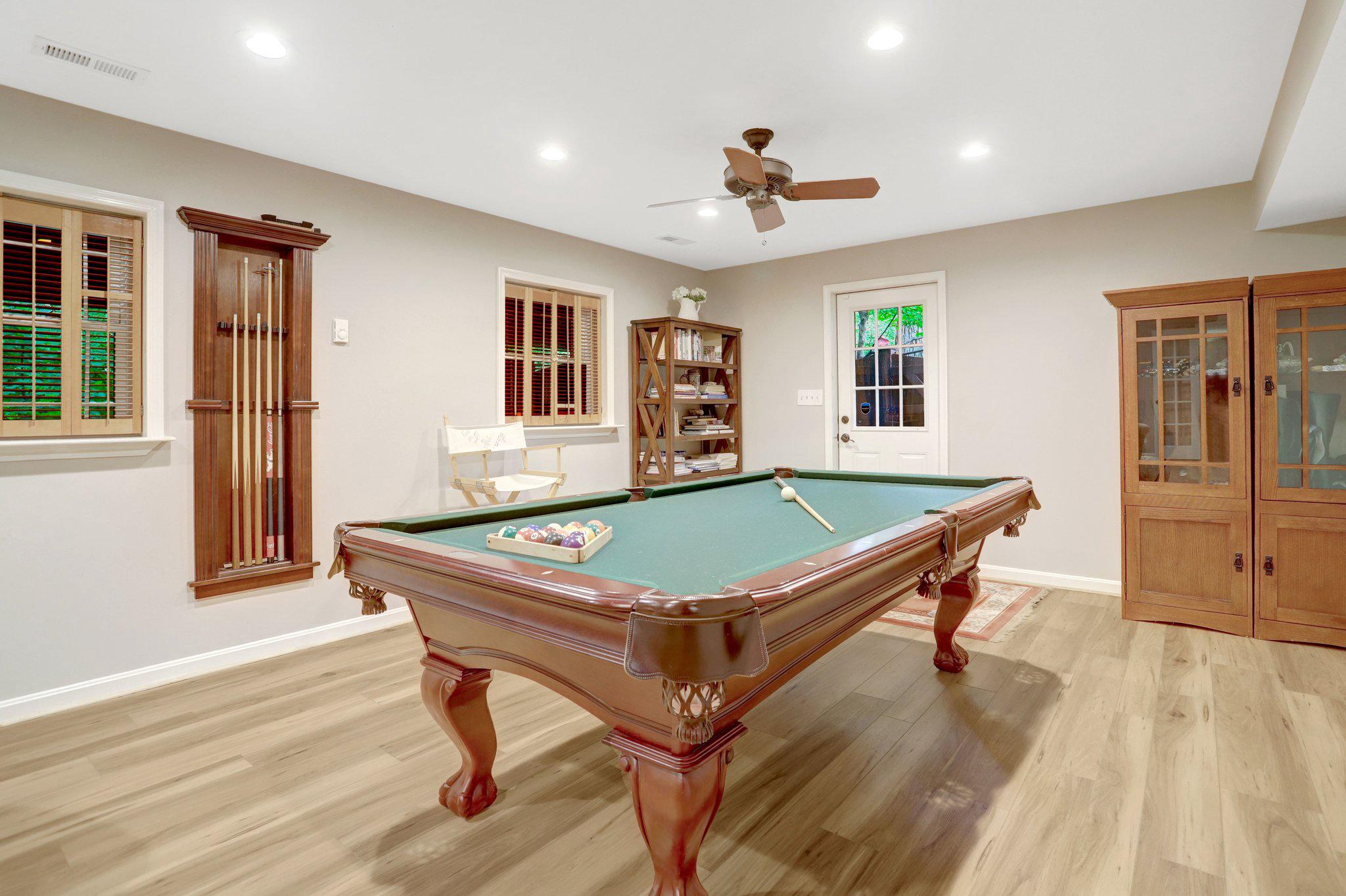 7506 Oriole Avenue Springfield, VA 22150 - Photo 37 of 67 a room with pool table and windows