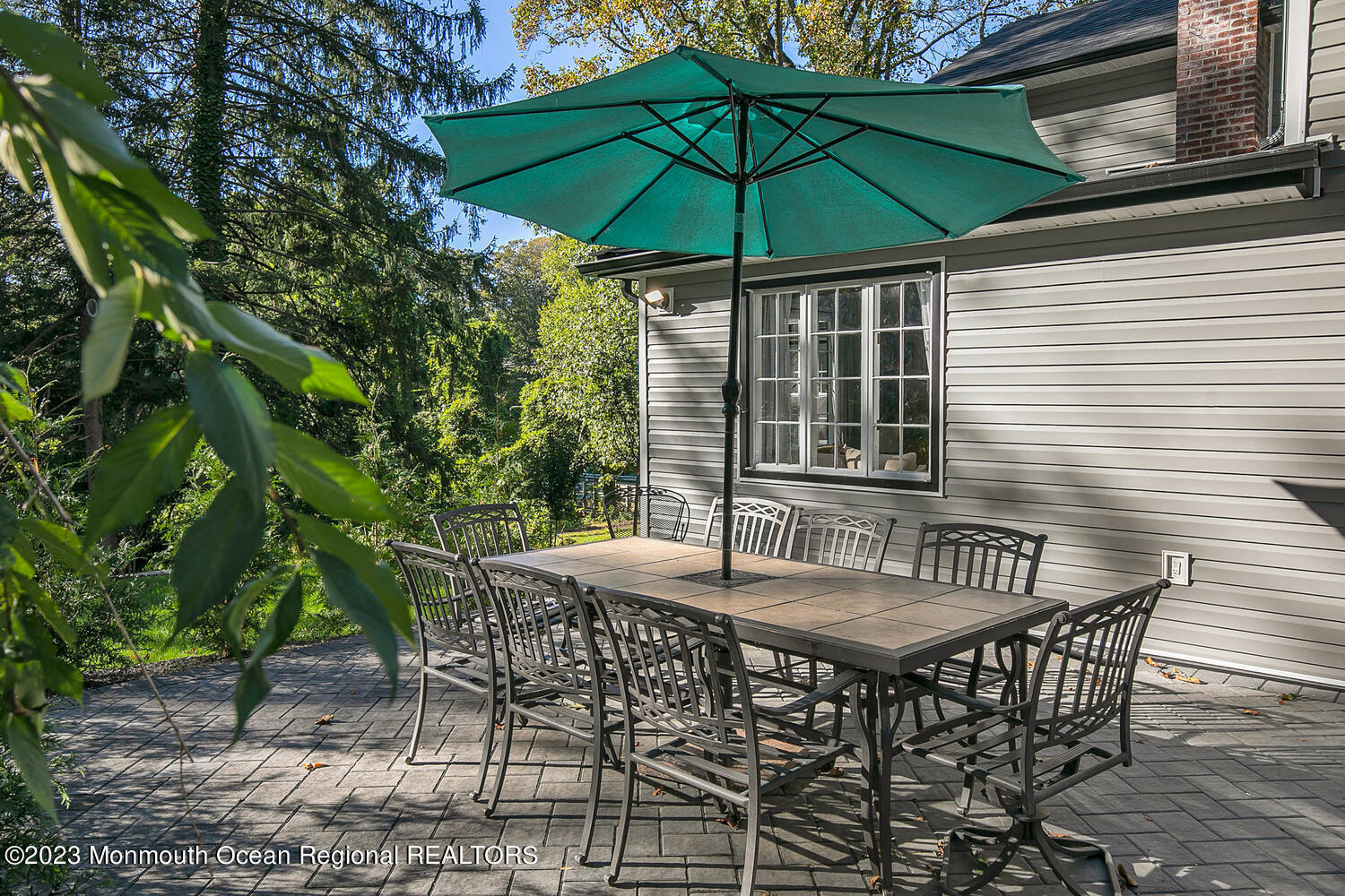 961 West Front Street Red Bank, NJ 07701 - Photo 35 of 46 a view of an outdoor space with furniture and umbrella
