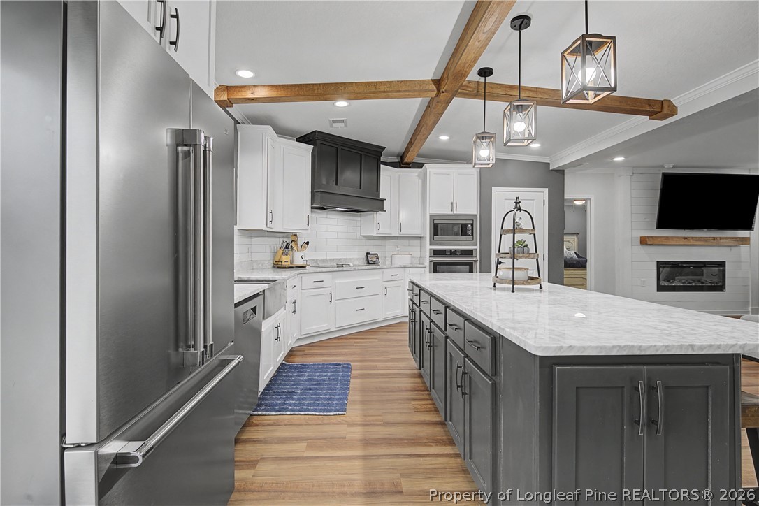 9109 Chicken Foot Road St. Pauls, NC 28384 - Photo 17 of 50 Built-in oven and microwave convection oven