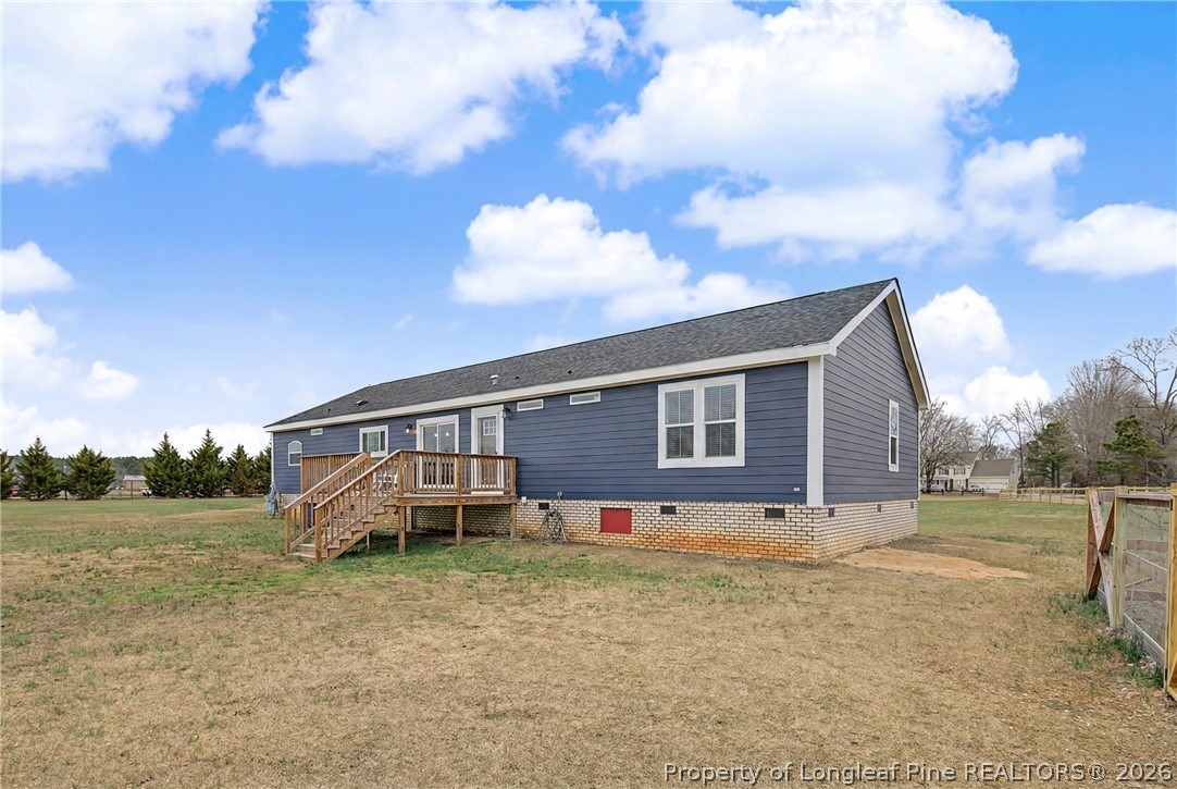 9109 Chicken Foot Road St. Pauls, NC 28384 - Photo 6 of 50 Rear of house and back porch