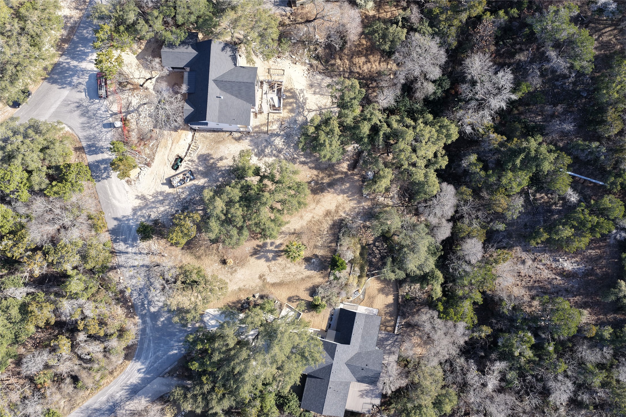 618 Bermuda Street Lakeway, TX 78734 - Photo 4 of 10 an aerial view of house with yard and mountain view in back