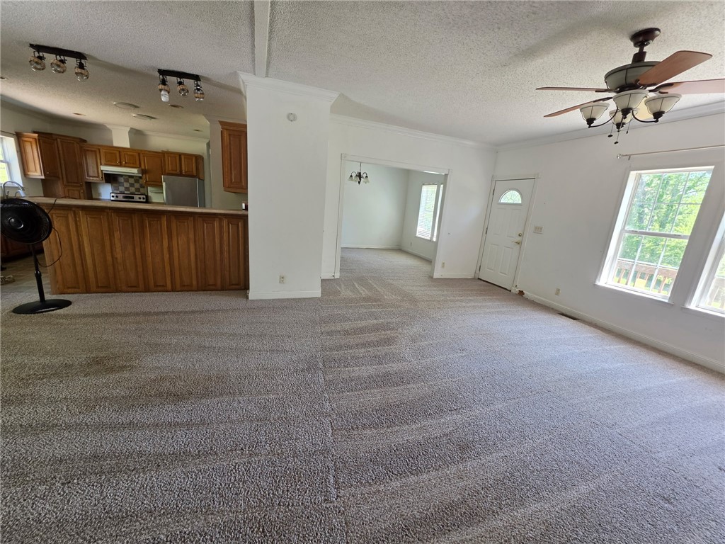 1400 Massey Road Pendleton, SC 29670 - Photo 3 of 25 This expansive living area seamlessly transitions into a well-appointed kitchen.