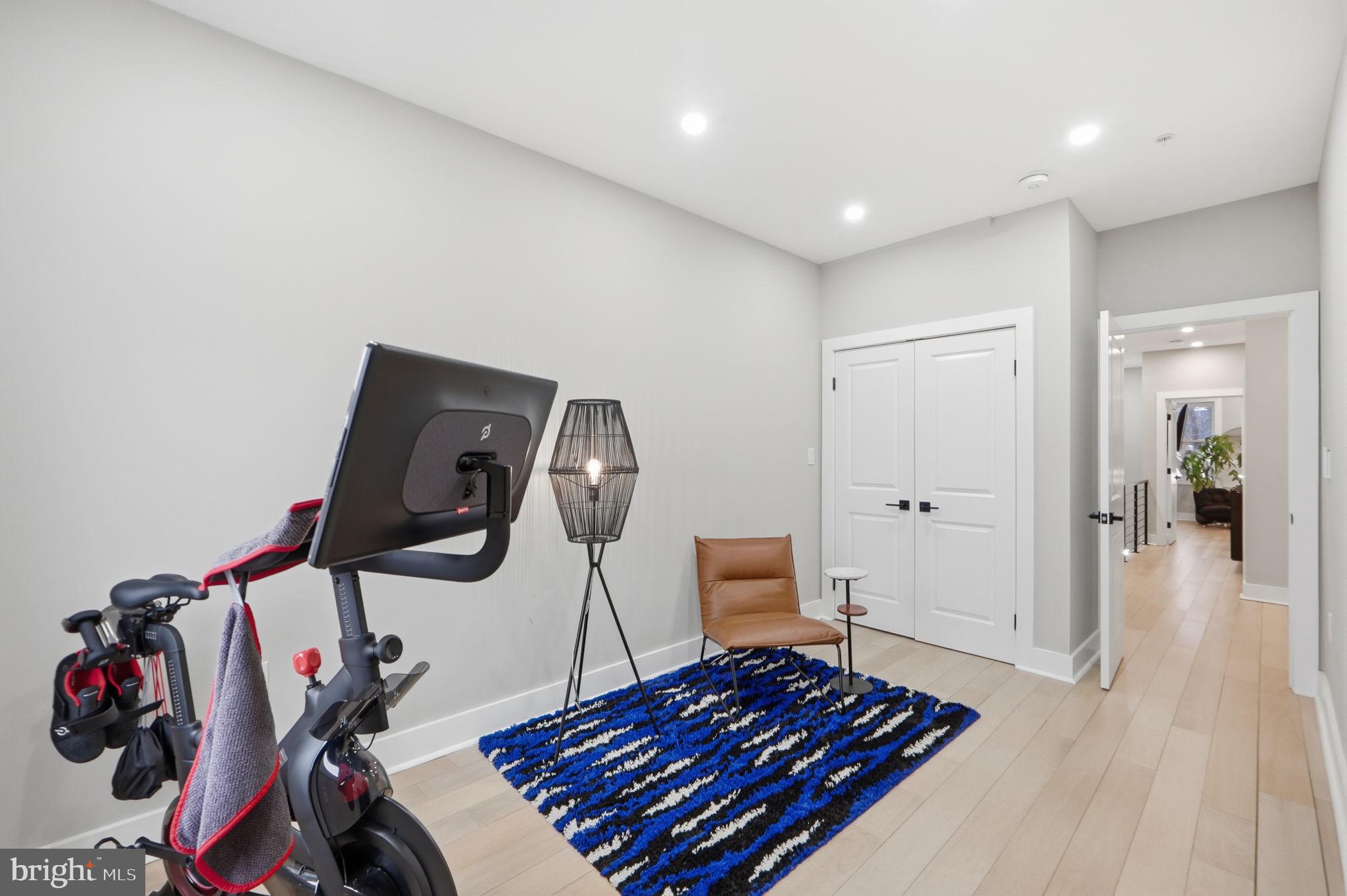 533 Shepherd Street Northwest Washington, DC 20011 - Photo 38 of 69 a view of a room with gym equipment