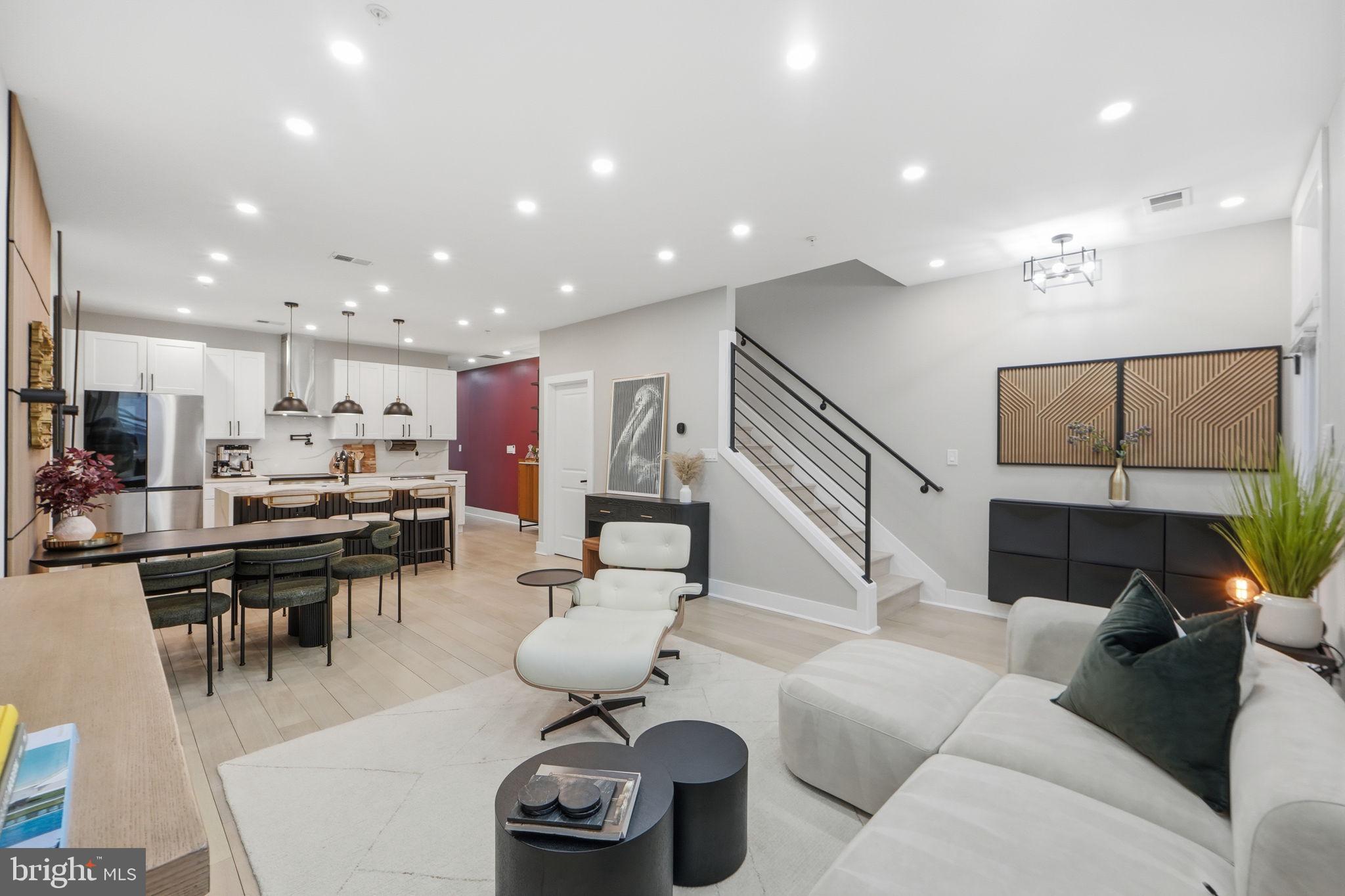 533 Shepherd Street Northwest Washington, DC 20011 - Photo 10 of 69 a living room with furniture and a table