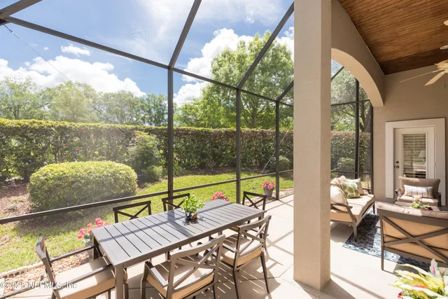 a view of an entryway door