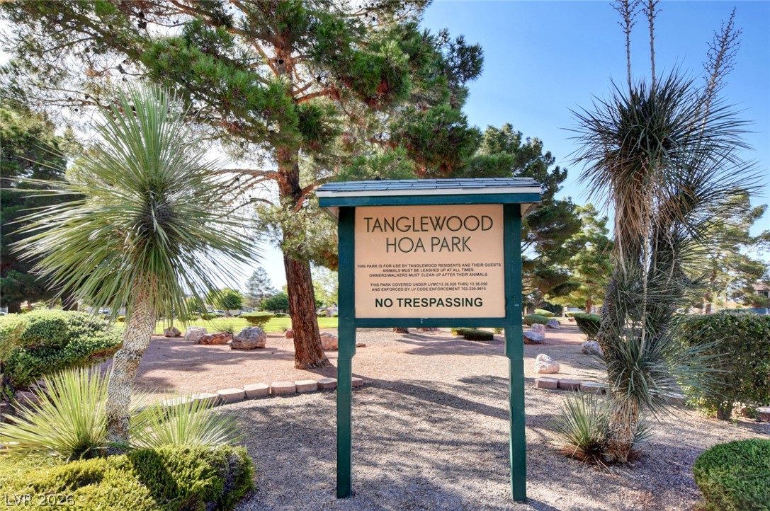6440 Hartwood Road Las Vegas, NV 89108 - Photo 57 of 59 Welcome to Tanglewood HOA Park, a meticulously maintained community green space.