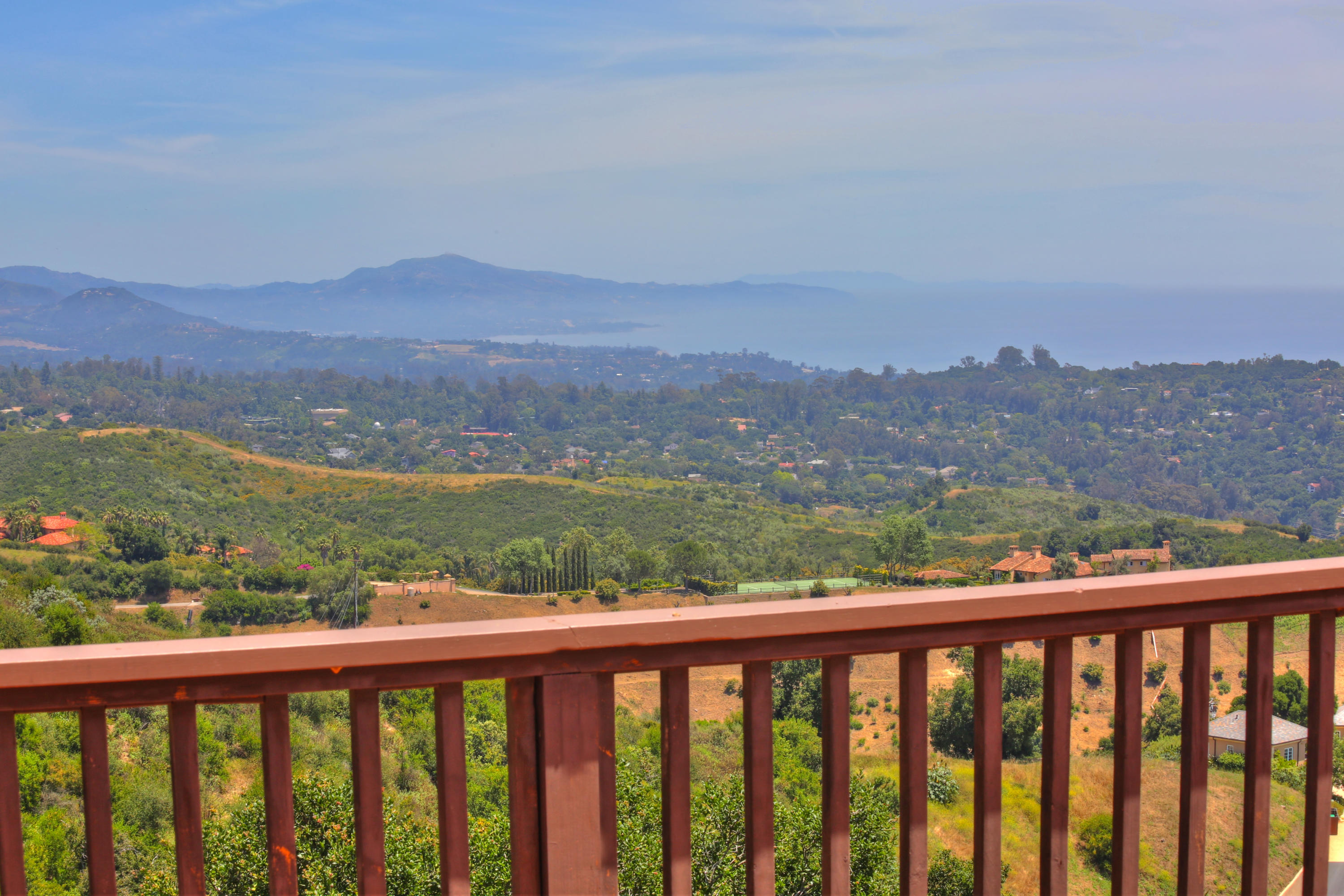 2220 Gibraltar Road Santa Barbara, CA 93103 - Photo 18 of 21 a view of city and mountain from a balcony