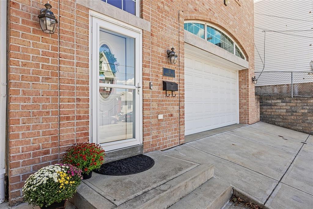 a view of a front door of house