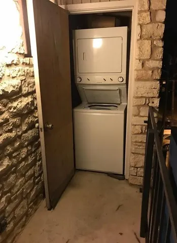 a room with storage and utility