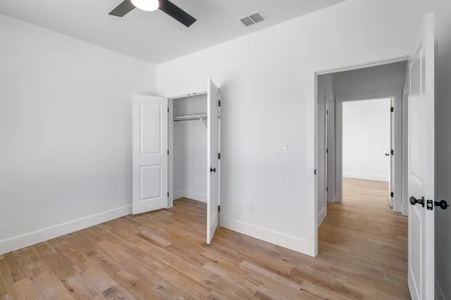 wooden floor in an empty room