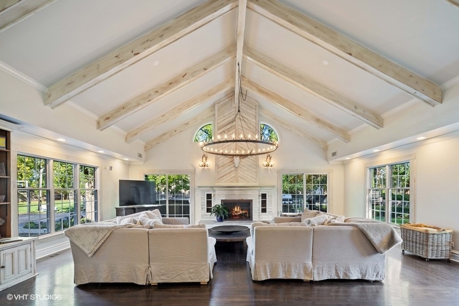 236 Melrose Avenue Elmhurst, IL 60126 - Photo 15 of 50 a living room with fireplace furniture and a large window