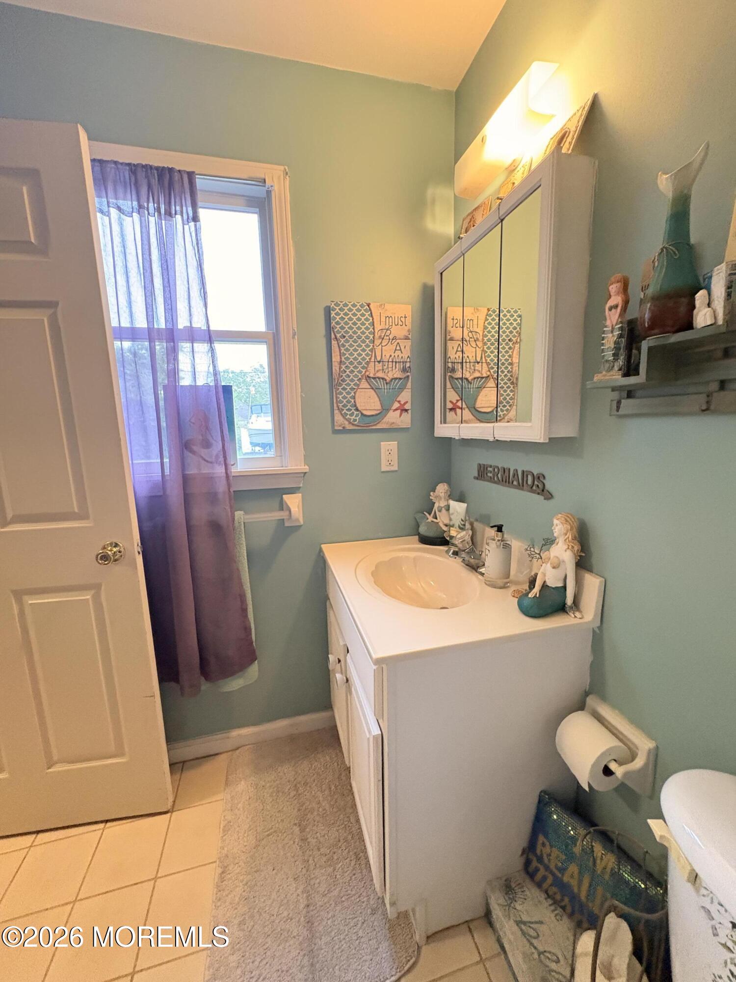 456 Dock Road Forked River, NJ 08731 - Photo 13 of 14 a bathroom with a sink a toilet and a mirror