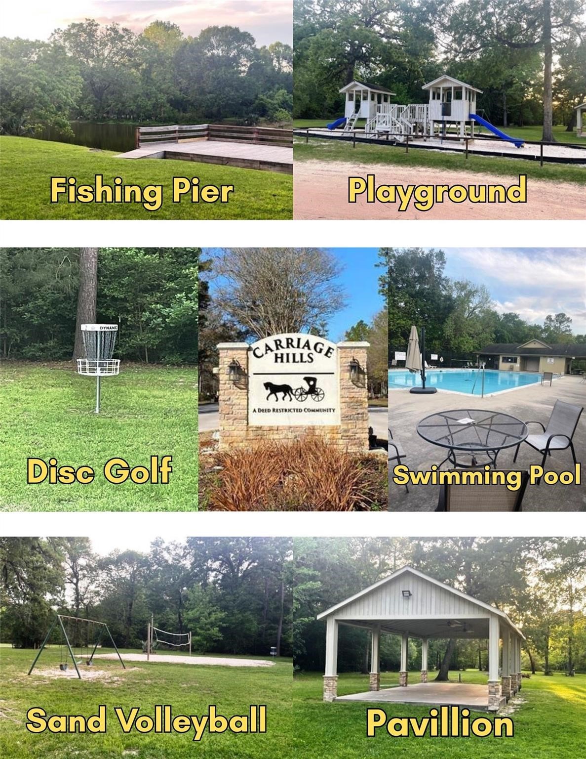 2434 Pebblebrook Circle Conroe, TX 77384 - Photo 44 of 44 a view of a park with an outdoor space