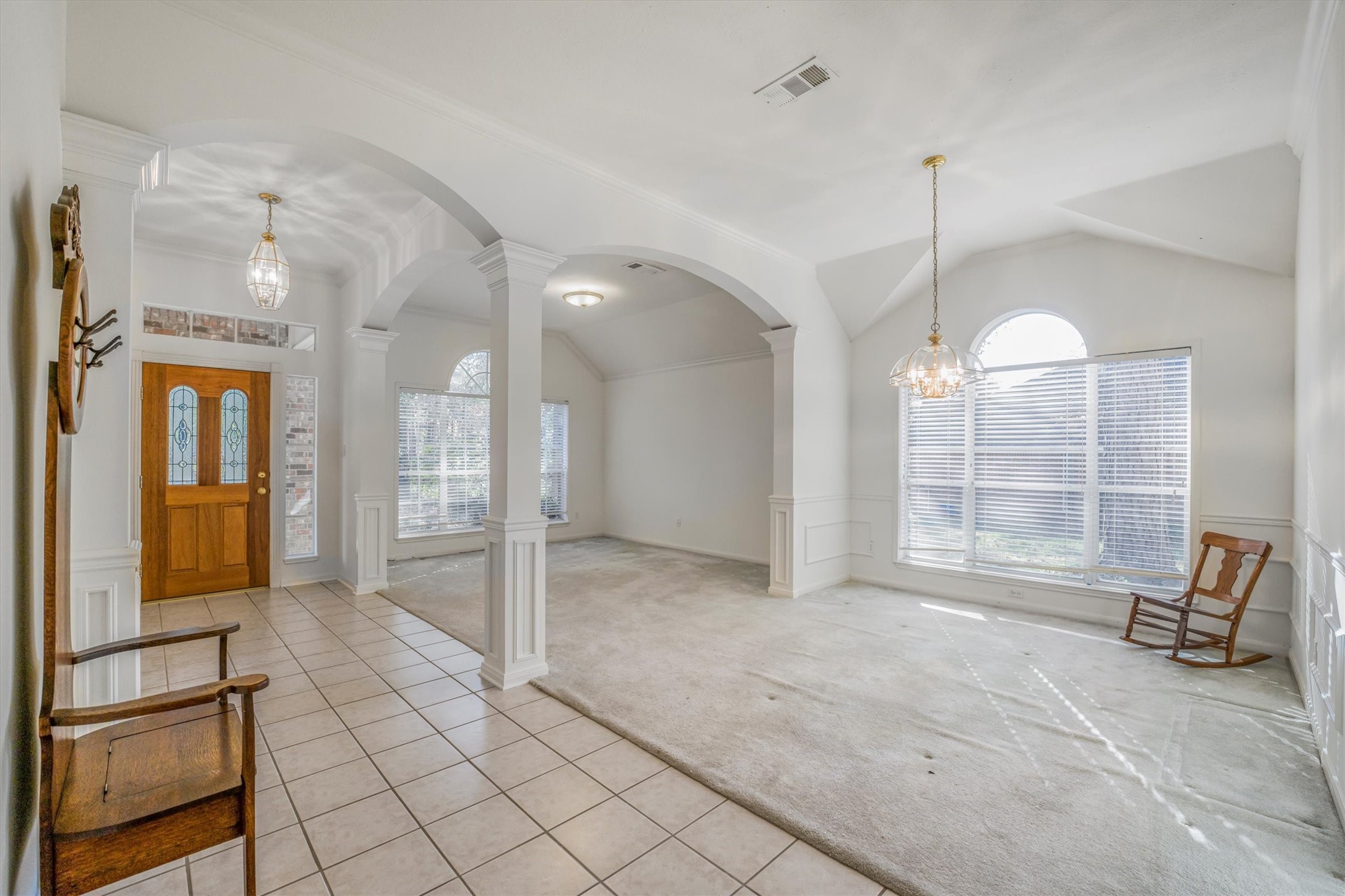 2434 Pebblebrook Circle Conroe, TX 77384 - Photo 7 of 44 a view of a room with cabinet and mirrors