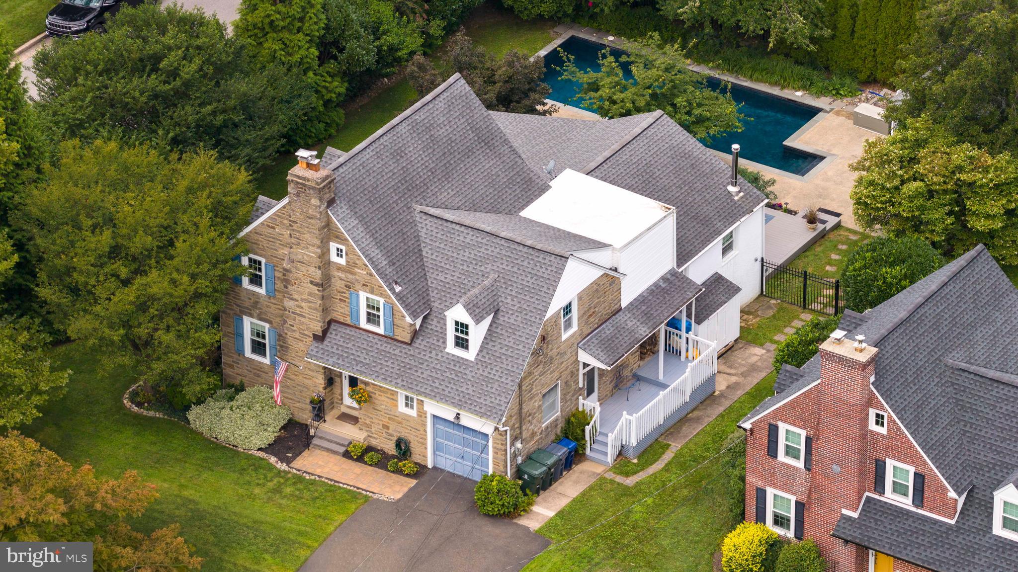 1202 Jericho Road Abington, PA 19001 - Photo 65 of 71 Aerial View - Full View of Property