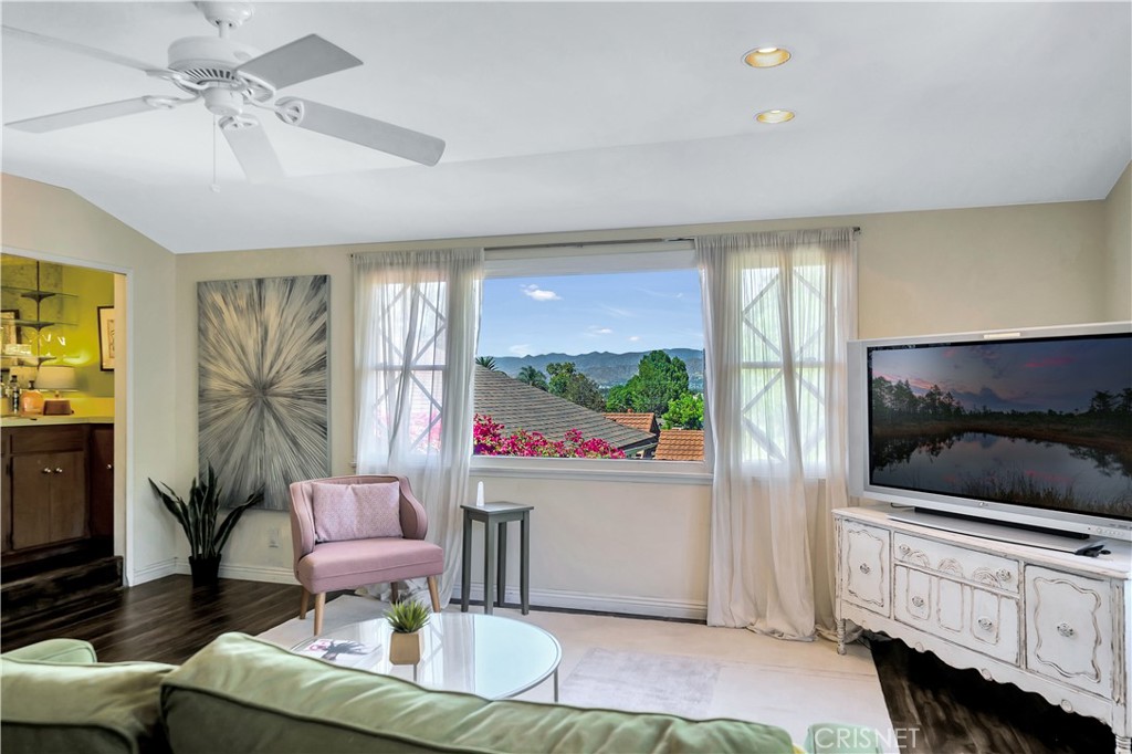 3667 Willowcrest Avenue Studio City, CA 91604 - Photo 18 of 49 a living room with furniture and a flat screen tv