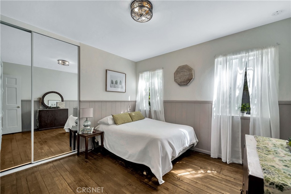 3667 Willowcrest Avenue Studio City, CA 91604 - Photo 25 of 49 a bedroom with a bed and a window