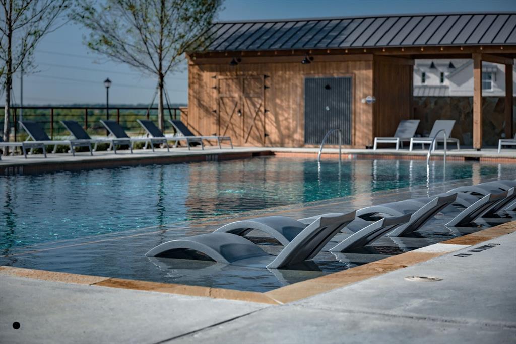 832 Stone Grv Road Lavon, TX 75166 - Photo 19 of 21 an outdoor space with pool table and chairs