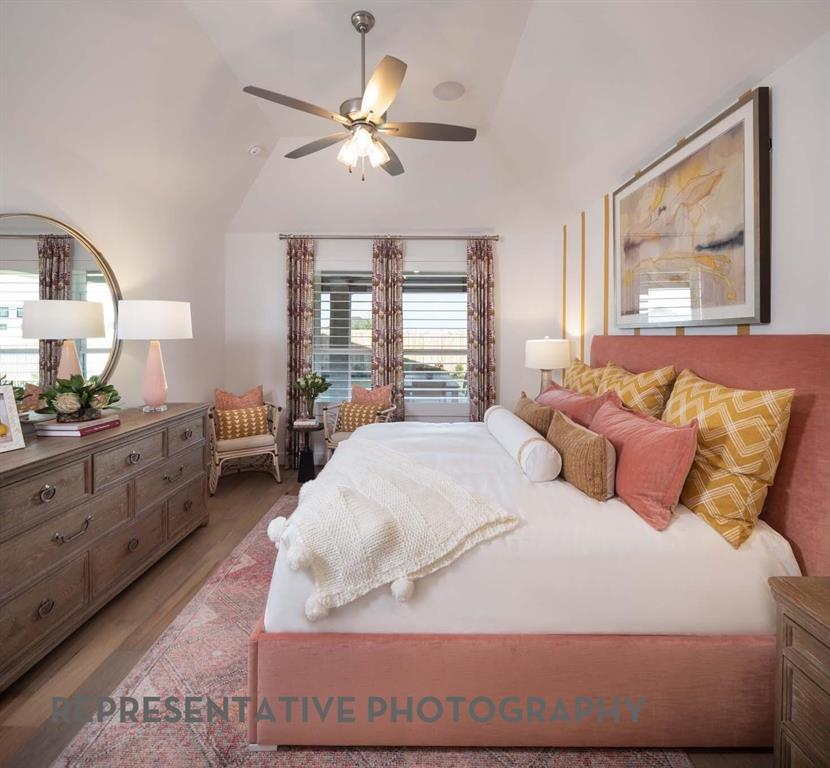 832 Stone Grv Road Lavon, TX 75166 - Photo 6 of 21 a bedroom with a large bed and a window