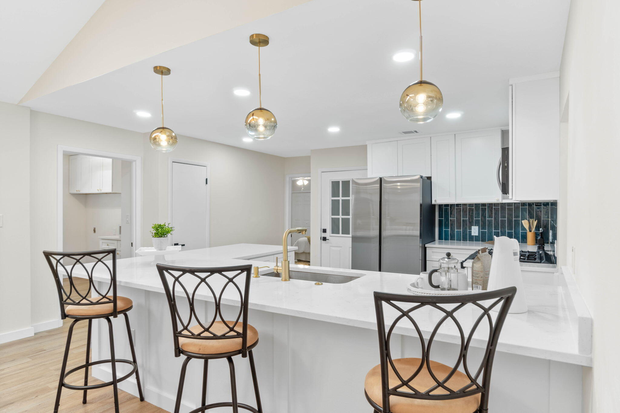 2313 Canal Drive Niceville, FL 32578 - Photo 15 of 52 a view of a dining room and hall with furniture