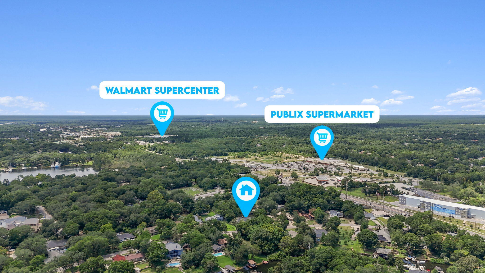 2313 Canal Drive Niceville, FL 32578 - Photo 46 of 52 a view of outdoor space with sign board