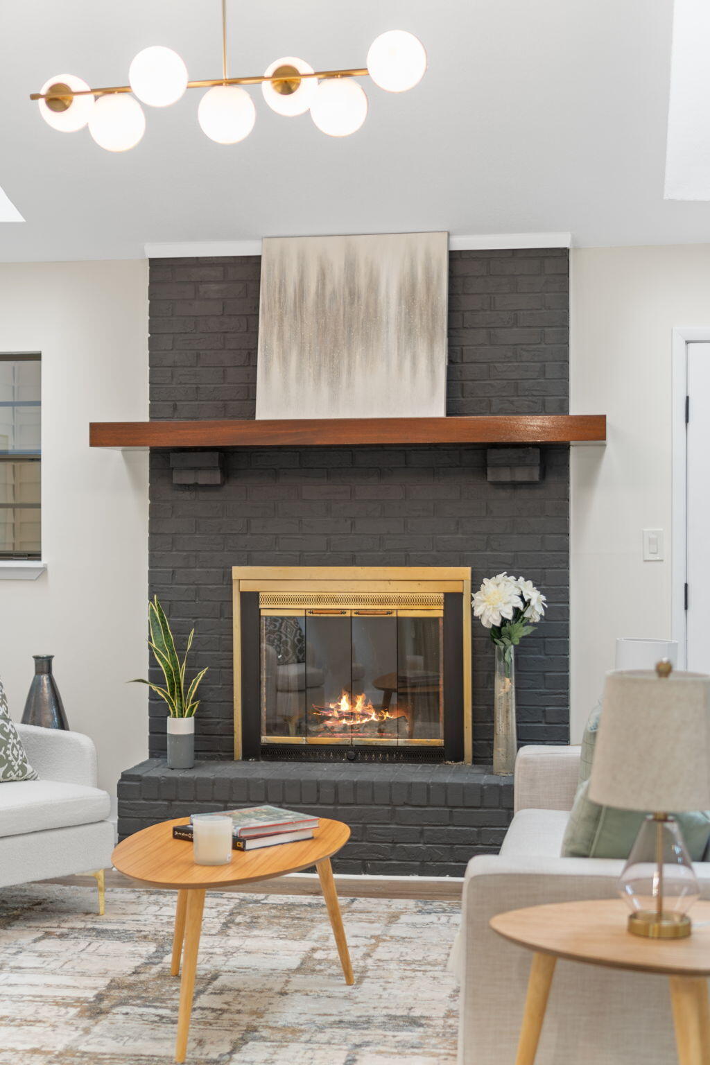 2313 Canal Drive Niceville, FL 32578 - Photo 9 of 52 a living room with furniture and a fireplace