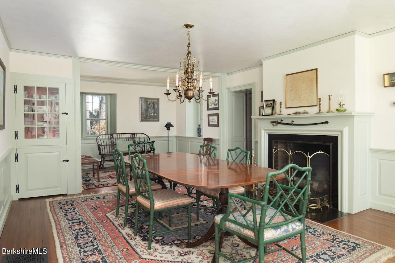 25 Sheffield Road Egremont, MA 01230 - Photo 18 of 71 Formal Dining Room with Built-Ins