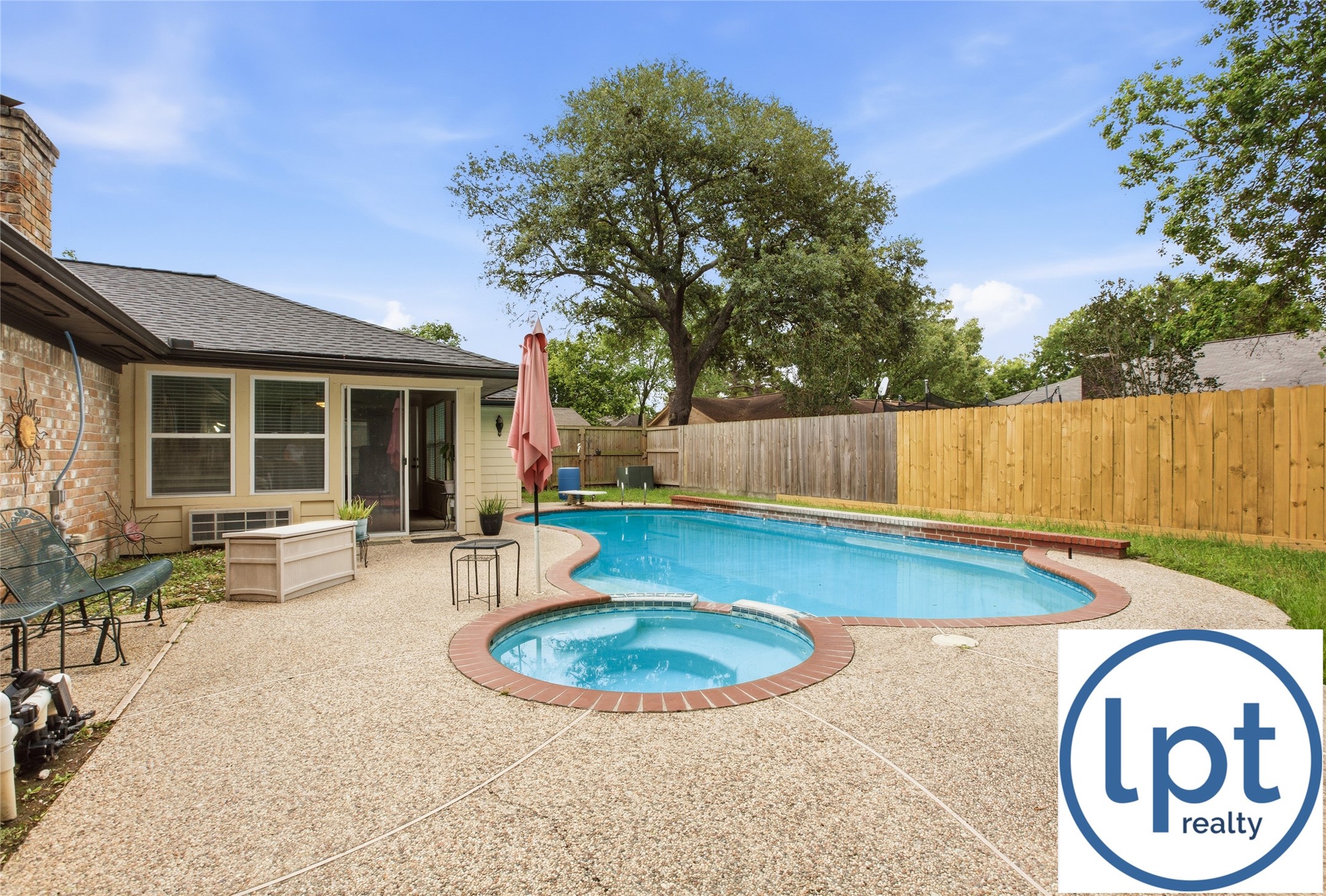 29011 Binefield Street Spring, TX 77386 - Photo 36 of 40 a view of a backyard with swimming pool