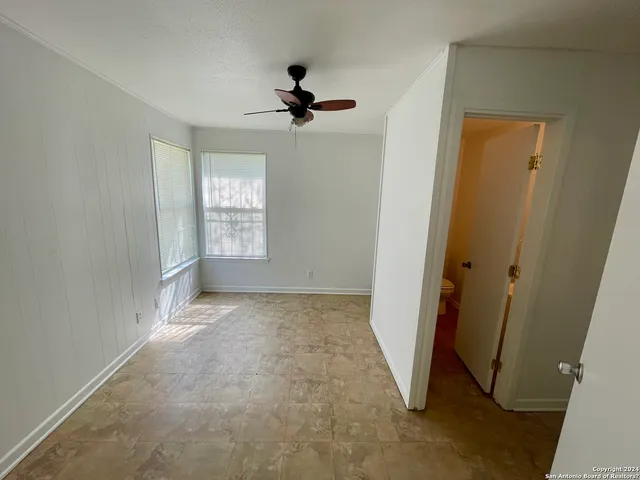 a view of an empty room