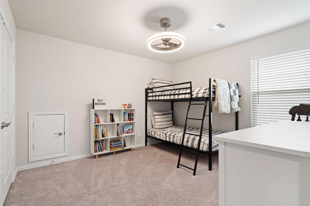 2232 Sun Star Drive Haslet, TX 76052 - Photo 31 of 40 a bedroom with bunk bed