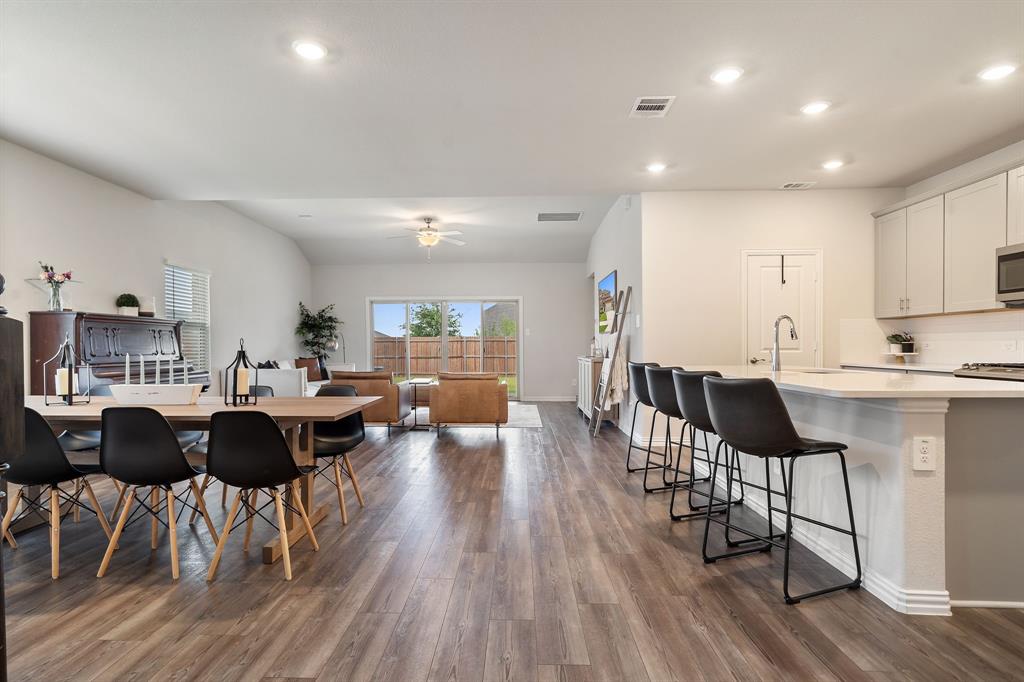 2232 Sun Star Drive Haslet, TX 76052 - Photo 10 of 40 a living room with furniture and a wooden floor